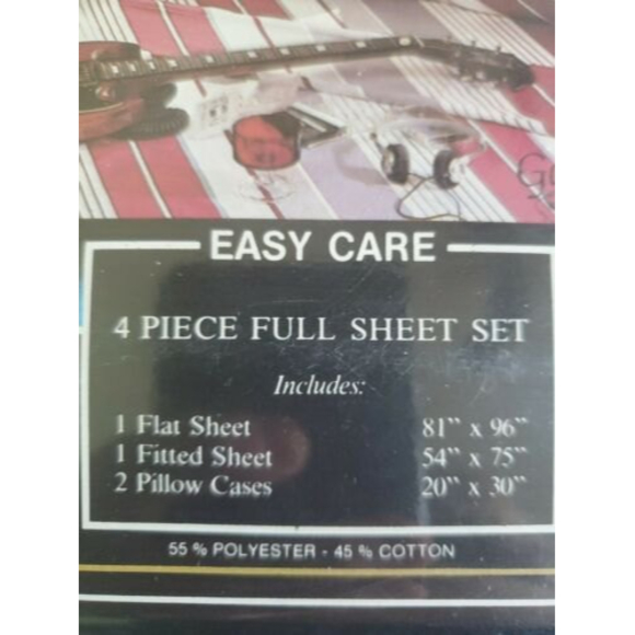 Vintage Executive Suite Designer Collection 4 Piece Sheet Set "Galant" N3 - Picture 2 of 10